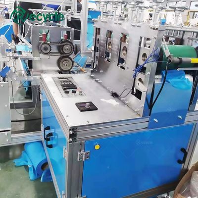 Customized Nonwoven Fabric Shoe Plastic Shoe Cover Making Machine at 220V/50Hz Voltage