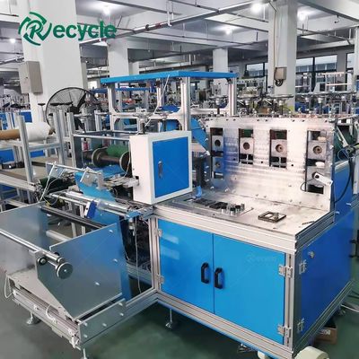 Customized Nonwoven Fabric Shoe Plastic Shoe Cover Making Machine at 220V/50Hz Voltage