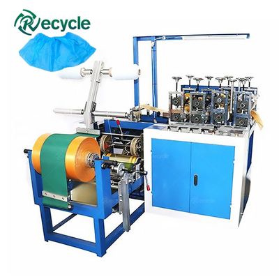 Disposable Fully Automatic Shoe Cover Production Machine Nonwoven Surgical Plastic PE Overshoes Making Machine