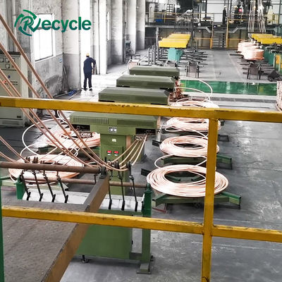 Raw Material Scrap Copper/Cathode Copper Copper Rod Upward Continuous Casting Machine