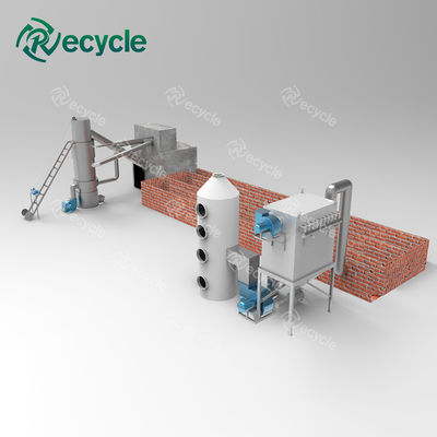 20-100 MTPD Lead Smelting Cupola Furnace For Lead Ingots Making