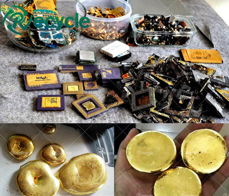 Environment Protection for E Waste PCB Board CPU RAM MLCC IC Chips Gold Deplating System