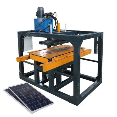 Solar Panel Aluminum Frame Removing Dismantle Dismantling Recycling Removal Deframing Machine Automatic