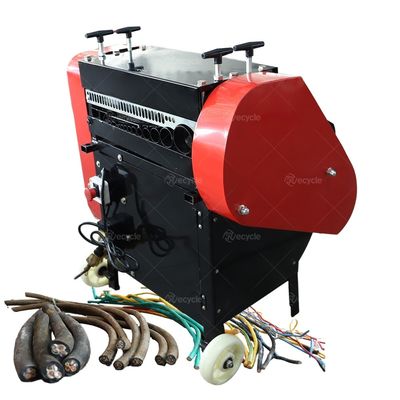Automatic Scrap Cable Wire Stripping for Red Blue Copper Wire Stripper Machinery