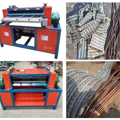 Radiator Copper Pipe Extracting Machine Heat Sink Crushing And Separating Machine