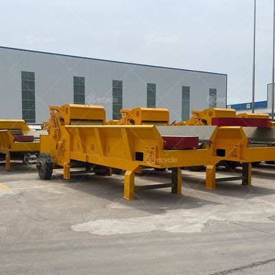Drum Wood Chipper Machine Price Wood Pallet Crusher Machine With Nails Magnetic Separator