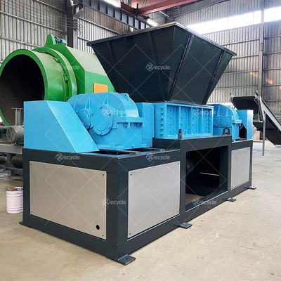 Plastic Buckets Car Shells High-Powered Shredder Solution for Plastic Wood Aluminum Recycling Machine