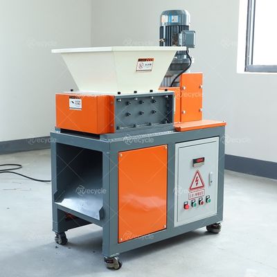 Customized Design Double Shaft Shredder Palm Shells Small Shredding Crusher