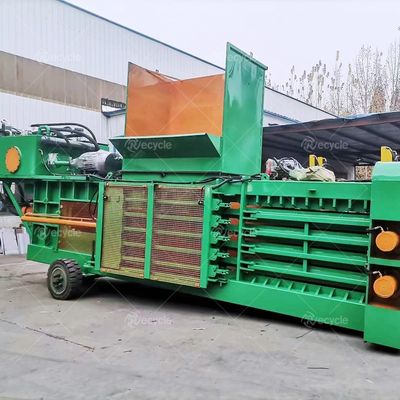 Automatic Metal Baling Machine Industrial Metal Baler Rapid Scrap Compression Machine