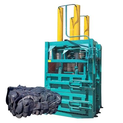 Semi Automatic Waste Paper Hydraulic Baler Machine Vertical Baling Press Machine