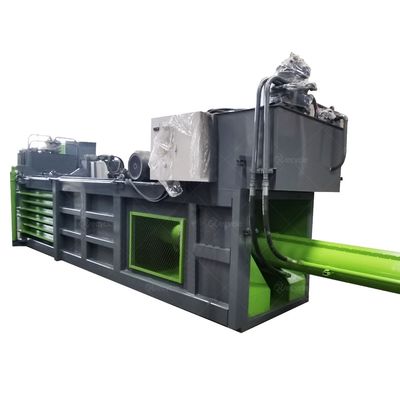 Vertical Hydraulic Semi-automatic Used Clothes and Textile Compress Baler Machine , Hydraulic Baling Press