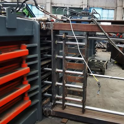 Vertical Hydraulic Semi-automatic Used Clothes and Textile Compress Baler Machine , Hydraulic Baling Press