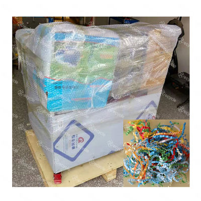 Waste paper and box shredding machine Confetti cut machinery Paper stripping machine