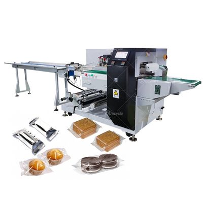 Back Sealing HFFS Flow Wrapping Machine for Instant Noodles Bread and Biscuit Packing