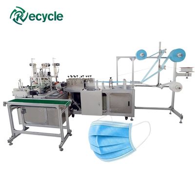High Stability 3Ply Mask Making Plant Disposable Medical Face Mask Making Machine Automatic Mask Equipment Production Line
