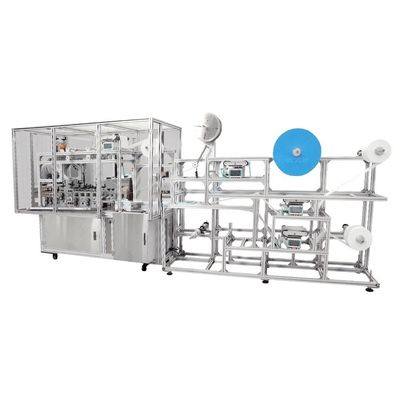 Speed 300pcs/min Wide Elastic Ear Loop Face Mask Machine Flat Mask Production Process