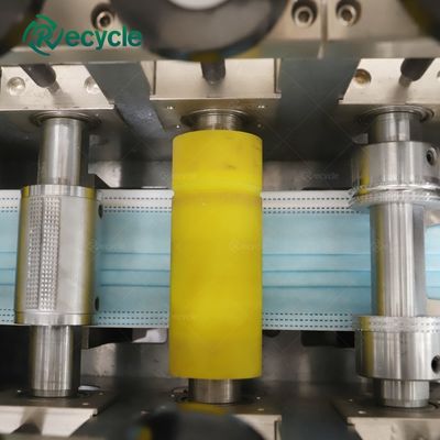 Speed 300pcs/min Wide Elastic Ear Loop Face Mask Machine Flat Mask Production Process