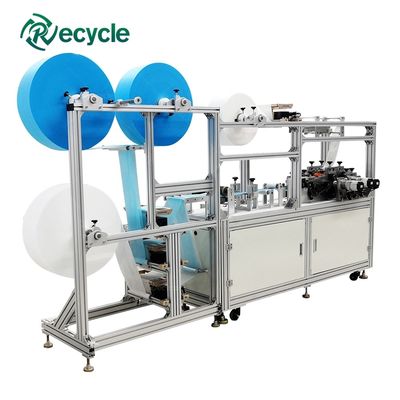 300pcs/min High Speed Flat 3ply Nonwoven Mask Fabric Making Machine Auto Wide Ear Band Elastic Ear Band Mask Machine