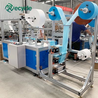 High Speed Elastic mask making machine 3-ply Flat disposable  face mask making machine