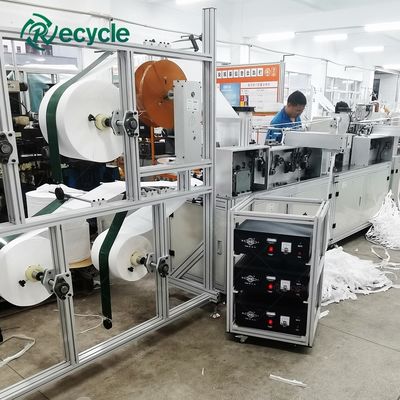 Face Mask Making Machine Fully Automatic KF94 Mask Packing Machine 6375*2600*1650