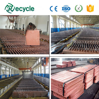 30T Per Month Copper Electrowinning Plant Stainless Steel Cathode with 280-5000KW Power