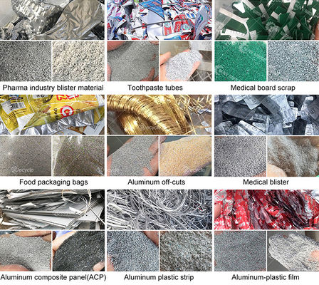 Scrap Aluminum Plastic Separation Recycling Machine for Medical Blister Raw Material