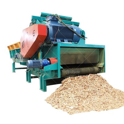 Drum Wood Log Chipper Easy to Operate Biomass Forestry Machinery for Crushing Branches
