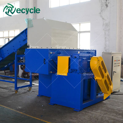 High Quality Mini Waste Plastic Crushing Machine Film Waste Plastic Pet Pp Pe Pallet Drum Double Single Shaft Shredder Machine