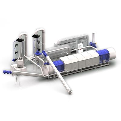 Flue Gas Purifier Equipped UBC Aluminum Cans Continuous Decoating Machine for Output