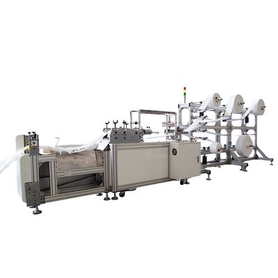 Semi-auto 4-6 Layers FFP2 Mask Production Line for Non-woven Fabrics KN95 Mask Machine