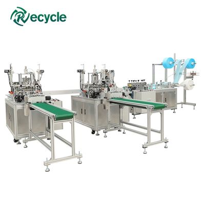 Full Automatic 3 Ply Medical Face Mask Making Machine with Disposable Nonwoven Fabric