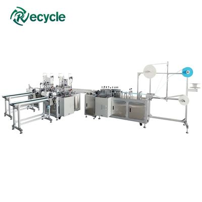Fully Automatic 3 ply Nonwoven Fabric Disposable Medical Facemask Surgical Face Mask Making Machine Production Line
