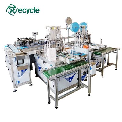 Full Automatic 3 Ply Medical Face Mask Making Machine with Disposable Nonwoven Fabric