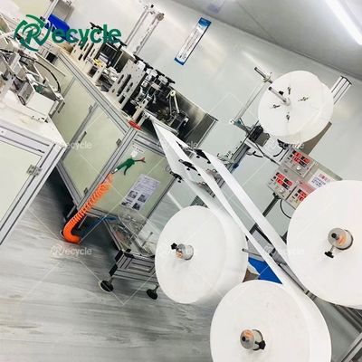 Full Automatic 3 Ply Medical Face Mask Making Machine with Disposable Nonwoven Fabric