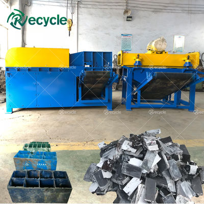 Drained Lead Acid Battery Breaking Recycling Machine for Country Requirements