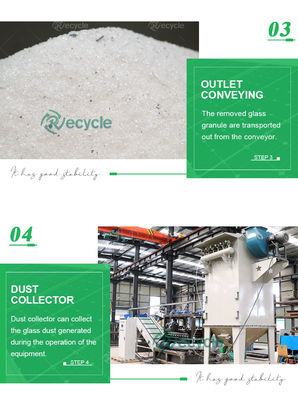 Solar Cell Breaks Recycling Plant Photovoltaic Cell Crushing Separating Machine Solar Panels Recycling Machine
