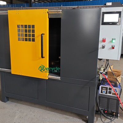 1-2 pcs Capacity Scrap Fridge Compressor Shell Plasma Cutting Machine for Recycling