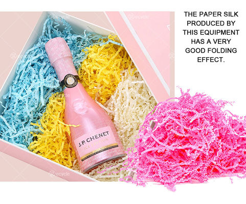 Fully-automatic Crinkle Cut Shredder Paper Cutting And Packaging Machine Use for filling Gift Boxes