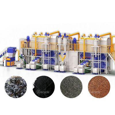 Recycling Lithium ion Battery Recycling Machine To get the Black Mass And Copper And Aluminum