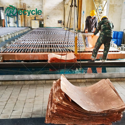 Scrap Copper Cathode Making Equipment Copper Refining Plant