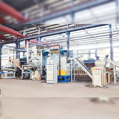 Single-layer Module Solar Panel Silicon Recycling System with Glass Frame Removing