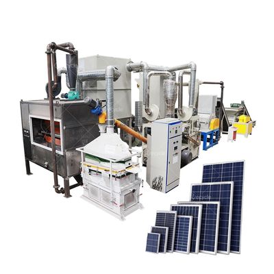 State-of-the-art Waste PV Solar Panel Recycling Machine Production Line For Recycling
