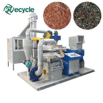 Food Shop Cable Wire Recycling Machine for Scrap Copper Wire Separation and Recycling