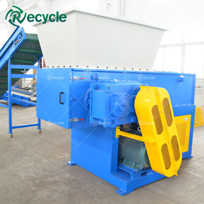 Shredding of HDPE and HMW Pipes Environment-friendly Single Shaft Double Shaft Shredder