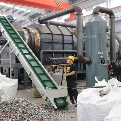 Tech UBC Continuous Carbonization Furnace for Multifunctional Aluminum Can Paint Removal