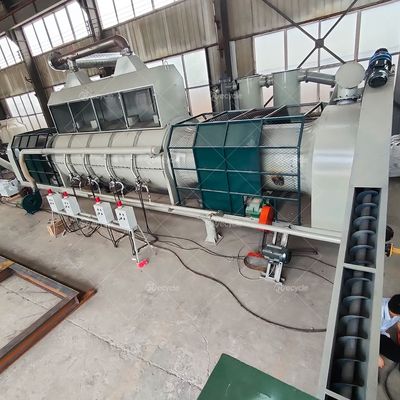 Horizontal Bio Charcoal Production Pyrolysis Furnace Continuous Carbonization Furnace for Charcoal Line