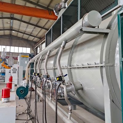 Environmental UBC Decoating Machine Aluminium Cans Paint Remove Furnace Continuous Carbonization Furnace