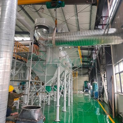 1 Ton Per Hour Cellphone Battery Recycling Line Good Purity Black Powder Lithium Ion Battery Recycling Device