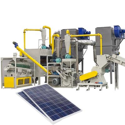 Solar Panel Recycling Plant Waste Solar Panel Frame And Photovoltaic Cell Sheet Separating Machine PV Module Sorting Equipment