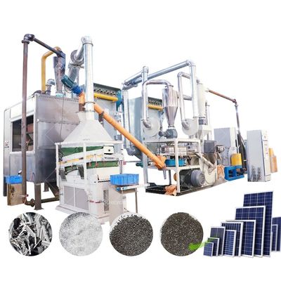 Solar Panel Recycling Plant Waste Solar Panel Frame And Photovoltaic Cell Sheet Separating Machine PV Module Sorting Equipment